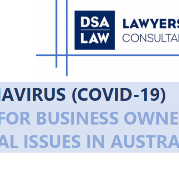 Coronavirus (COVID-19): Legal Issues for Businesses in Australia